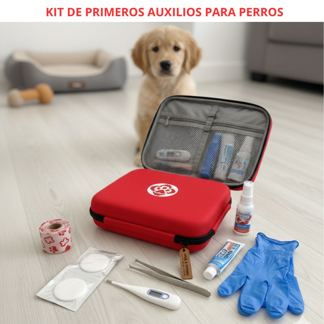 KIT DE PRIMEROS AUXILIOS PARA PERRO