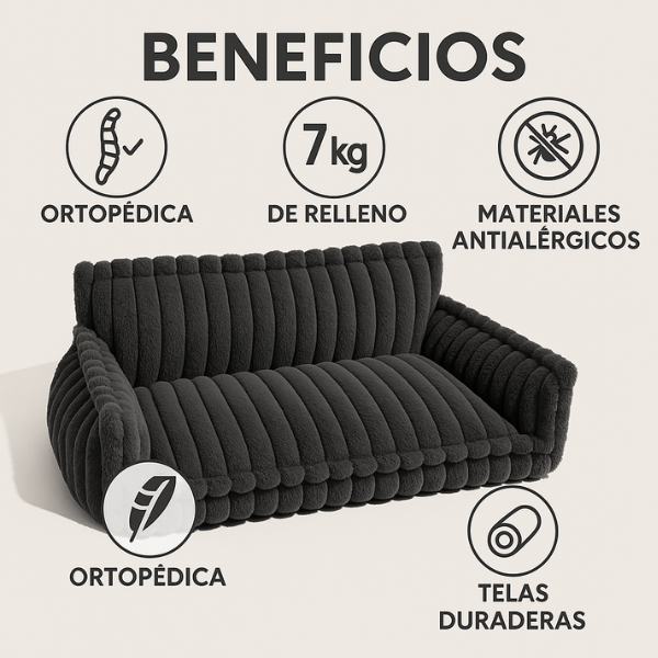 El descanso que tu peludo merece, con funda lavable y estilo