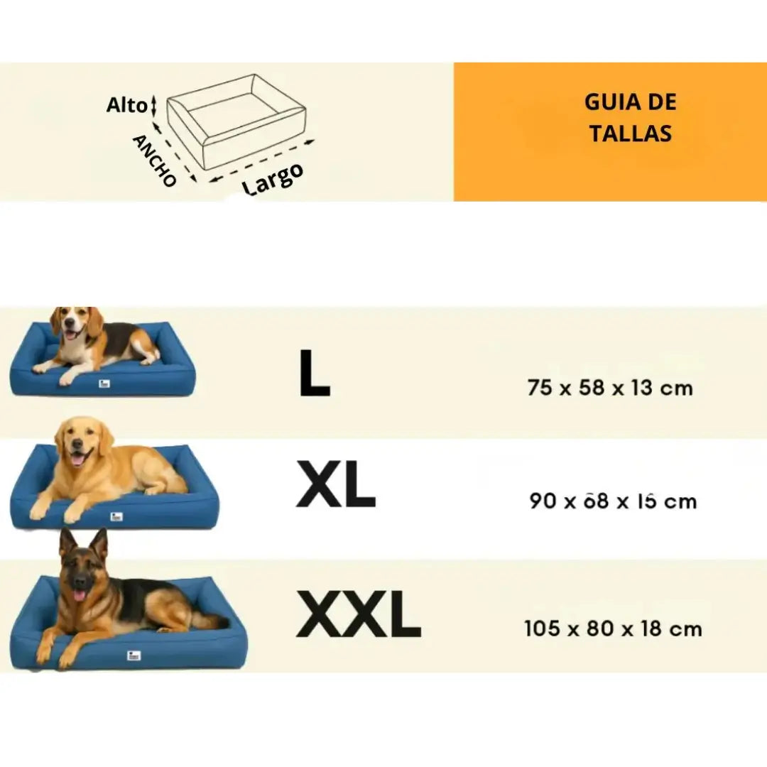 OrthoTrek™ – Colchoneta Ortopédica Premium para Perros