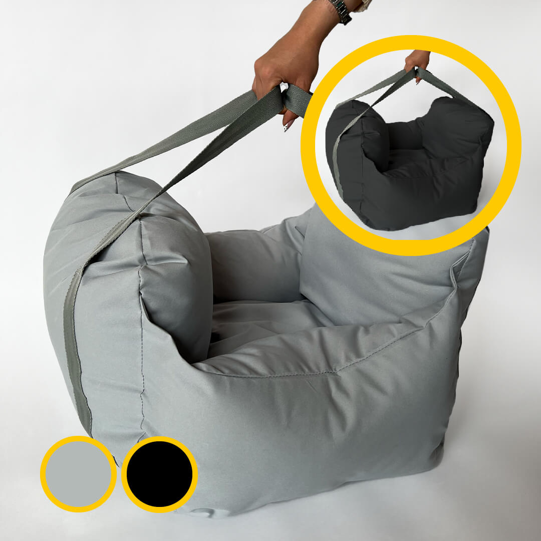 Asiento de coche para perros (Razas Pequeñas)